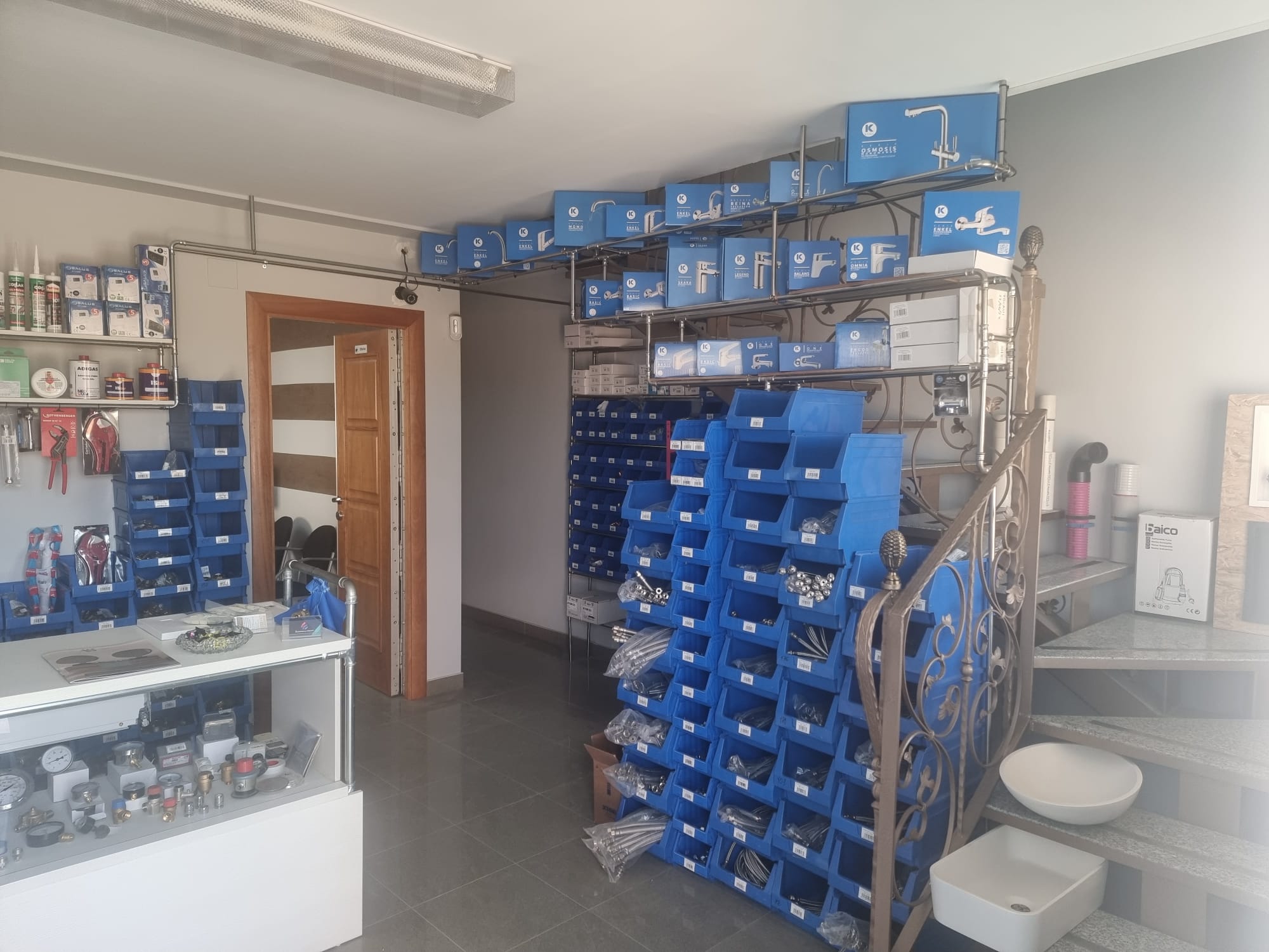 Zona de Mostrador y Venta